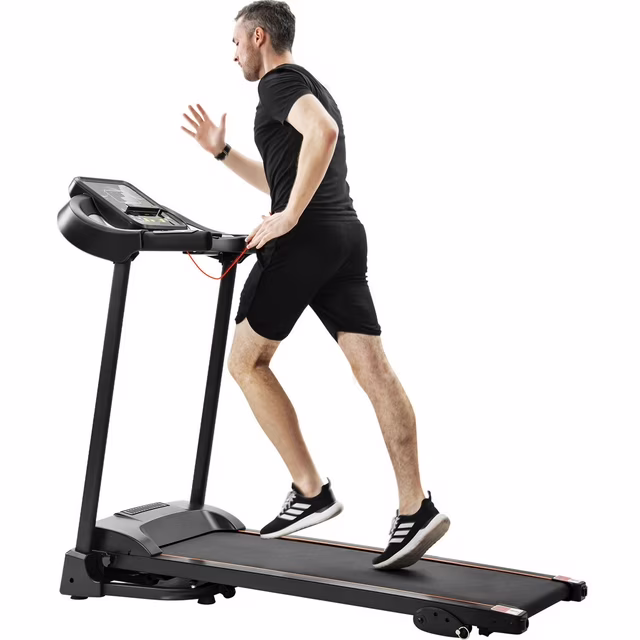 Photo 1 of MS Compact Easy Folding Treadmill Motorized Running Jogging Machine with Audio Speakers and Incline Adjuster