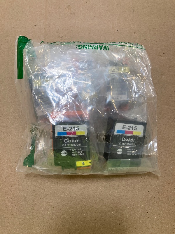 Photo 1 of 5-Pack Compatible Ink Cartridges – Includes 3 Black and 2 Tri-Color | Easy-to-Install Replacements for Inkjet Printers | Reliable Printing Performance, Vivid Colors, Sharp Tex