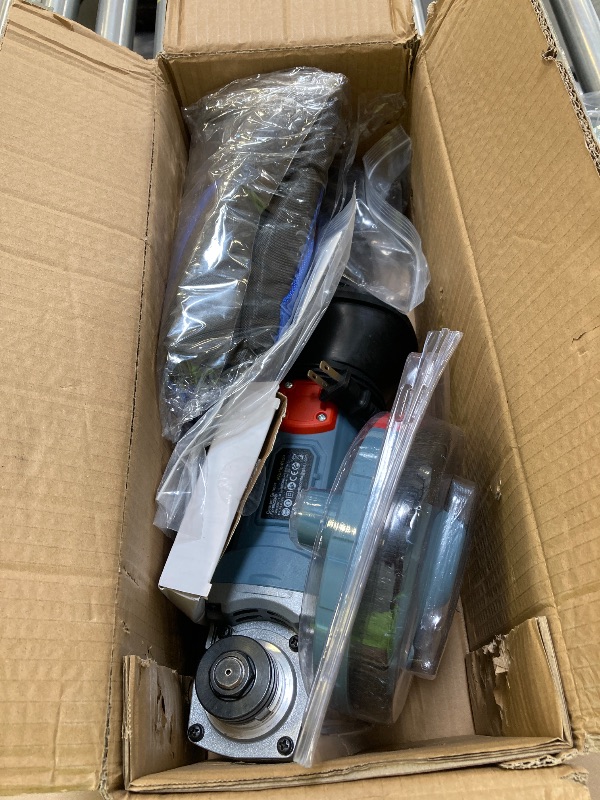 Photo 1 of Wohenhao 5 Inch Concrete Planer 1500W with Dust Extraction Shroud and Diamond Cup Wheel, Floor Carpet Vinyl & Tile Adhesive Removal Machine