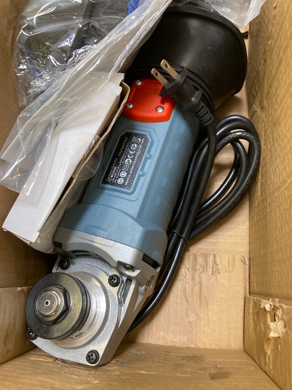 Photo 1 of Wohenhao 5 Inch Concrete Planer 1500W with Dust Extraction Shroud and Diamond Cup Wheel, Floor Carpet Vinyl & Tile Adhesive Removal Machine
