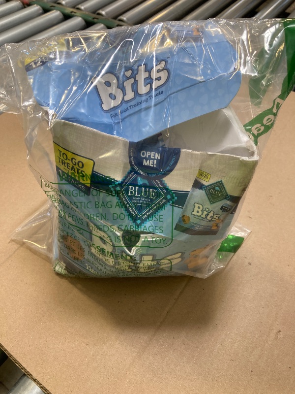 Photo 1 of Blue Buffalo BLUE Bits Natural Soft Moist Training Dog Treats TOGO Chicken Recipe Bags Best By March 18 2026