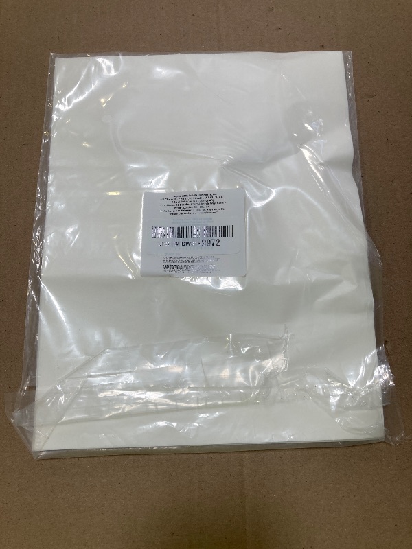 Photo 1 of 30 Pack Water Soluble Paper, Dissolvable Disappearing Sheets for Embroidery, Arts, Crafts, Letter-Size (3pt, 60gsm, 8.5 x 11 in Dissolvable Paper)