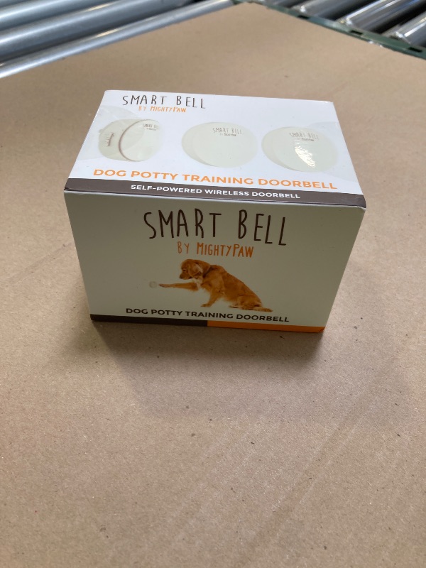 Photo 1 of Mighty Paw Smart Bell 2.0 – Potty Training Button for Dogs & Puppies – Train Your Dog to Ring The Bell – Wireless Pet Communication (2 Button Pack)