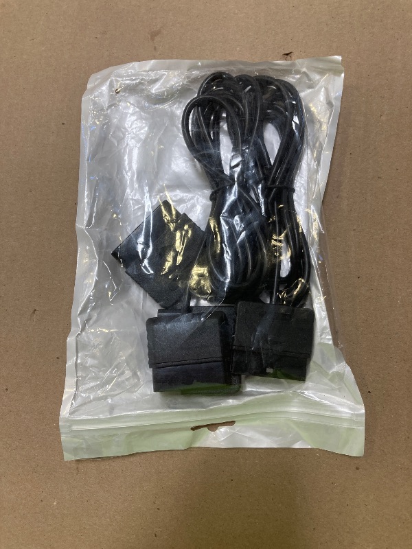Photo 1 of TENINYU 2PACK PS2 Controller Extension Cable Cord 6FT/1.8M Controller Extension for PS2 Game Console