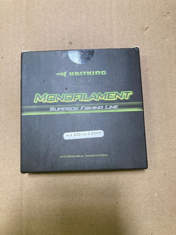 Photo 1 of KastKing Premium Monofilament Fishing Line, Black Mamba,300 Yds,4LB