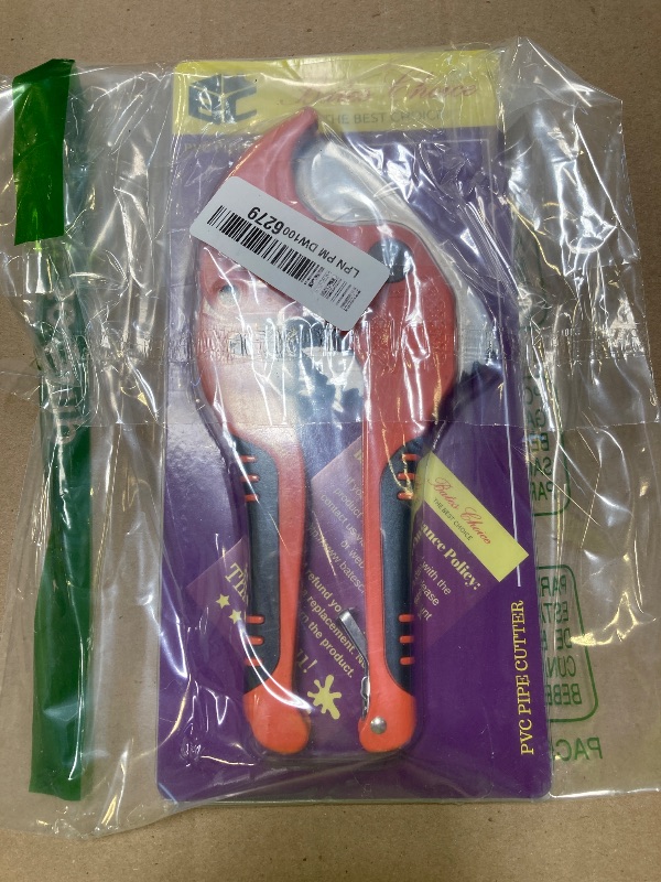 Photo 1 of Bates- Pvc  Cutter, Cuts up to 1-5/8", Ratcheting PVC Pipe Cutter Tool, Pipe Cutters PVC, PVC Pipe Shears, PVC Cutter, Plastic Pipe Cutter, PEX Pipe Cutter, PVC Cutter Tool, PVC Ratchet Cutter