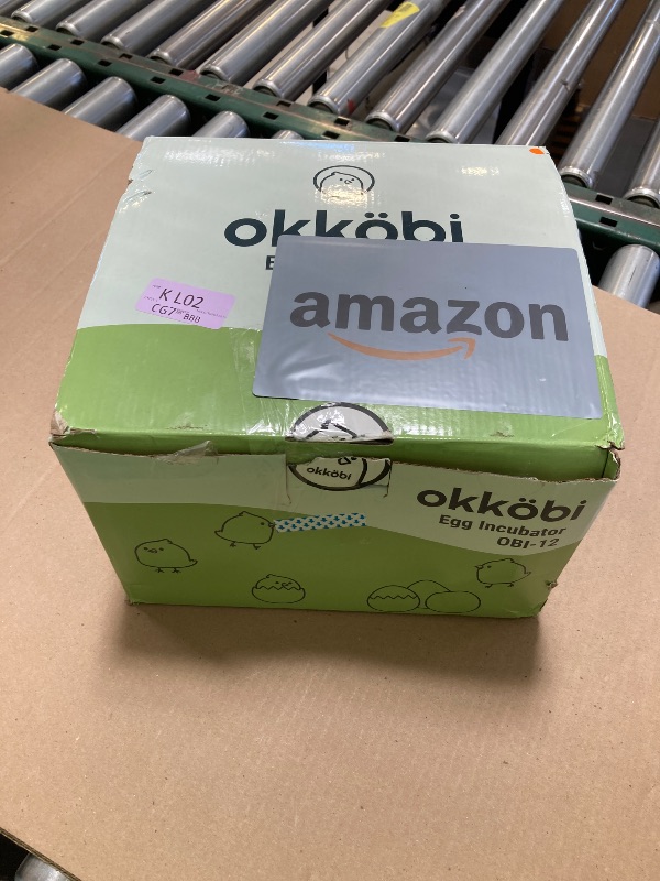Photo 1 of Incubators for Hatching Eggs - 12 Eggs - Ideal All Ages | Egg Incubator with Automatic Egg Turning and Humidity Control - Integrated Egg Candler - Okkobi OBI-14