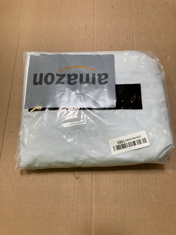 Photo 1 of Full Size Fitted Bed Sheet - Hotel Luxury Single Fitted Bottom Sheet Only - Fits Mattress Between 8 to 16 inches - Deep Pockets, Extra Soft and Wrinkle Free - Easy-Fit, Breathable & Cooling - Ice Blue