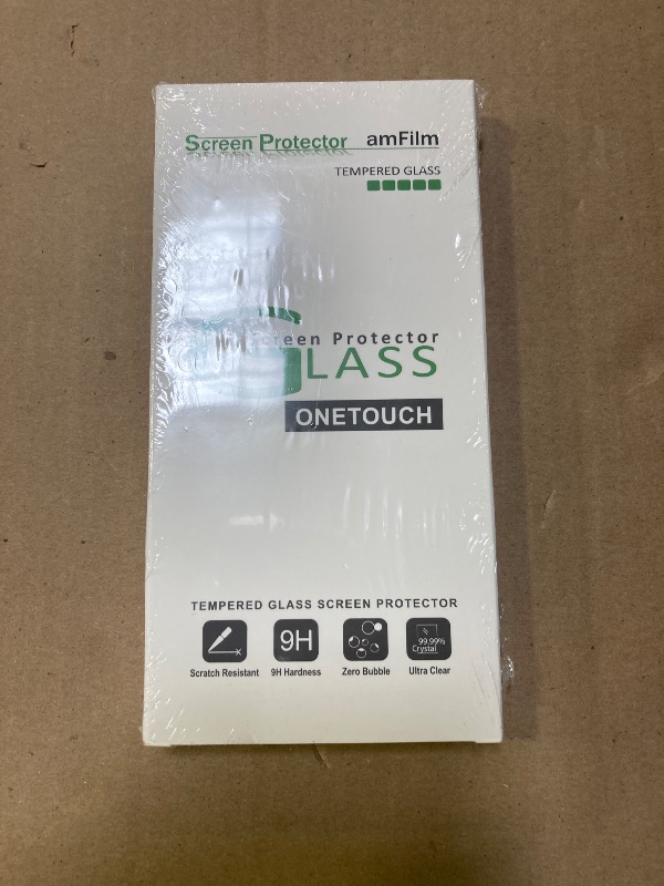 Photo 1 of amFilm Auto-Alignment OneTouch for iPhone 16 Pro [6.3''] Screen Protector + Camera Lens Protector, Tempered Glass, 30 seconds Installation, Bubble Free, Case Friendly, Anti-Scratch [2+2 Pack]