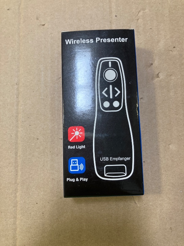 Photo 1 of 2-in-1 USB Type C Presentation Clicker Wireless Presenter Remote for PowerPoint, Powerpoint Clicker with Volume Control PowerPoint Slide Advancer for Mac, Computer, Laptop-E600