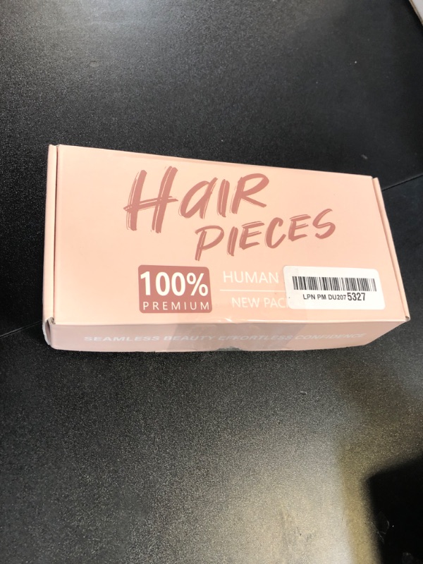 Photo 1 of MY-LADY Real Remy Hair Toppers for Women - 150% Density, 7 * 13CM Silk Base with Bangs, Clip-in Hair Pieces, Straight, 8 Inch, Dark Brown