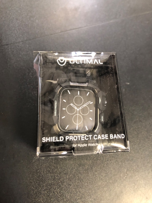 Photo 1 of ULTIMAL Rugged Case with Band for Apple Watch 46mm,Compatible with Apple Watch Series 10, Military Grade Shockproof Bumper Cover for iWatch Tactical Band Men (46mm,Black)