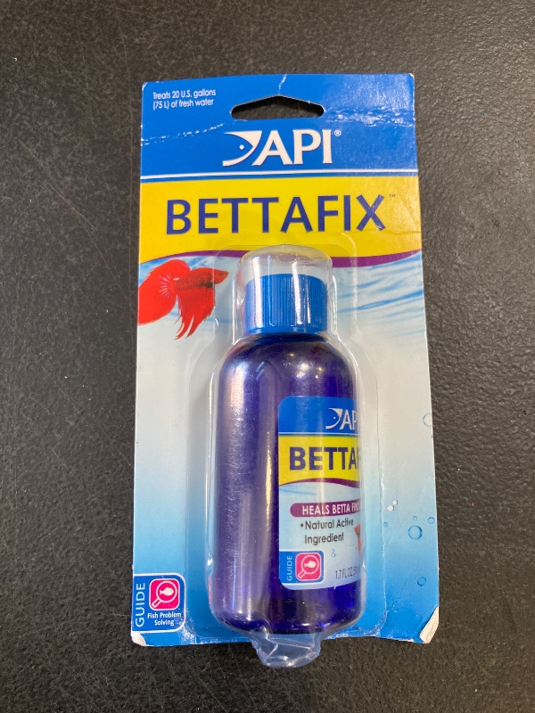 Photo 1 of API BETTAFIX Antibacterial & Antifungal Betta Fish Infection and Fungus Remedy 1.7-Ounce Bottle