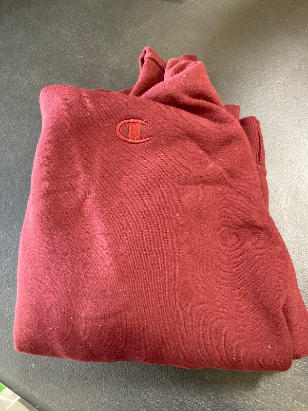Photo 1 of Champion Men's Hoodie, Power blend, Fleece Comfortable Sweatshirt For (Reg. Or Big & Tall) Athletic-hoodies, Maroon C Logo, Medium US