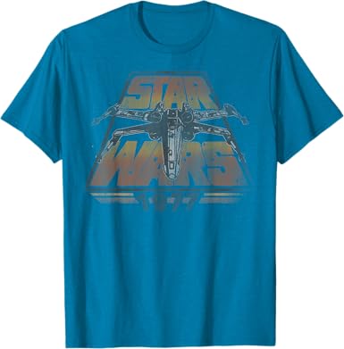 Photo 1 of Star Wars X-Wing 1977 Vintage Retro C1 Disney+ T-Shirt - size M 