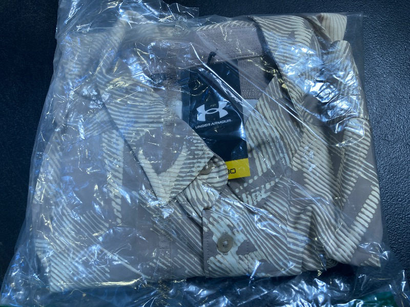 Photo 1 of Under Armour Men's Dockside Short Sleeve T-Shirt, (205) Timberwolf Taupe/Ivory Dune/Timberwolf Taupe, 3XL