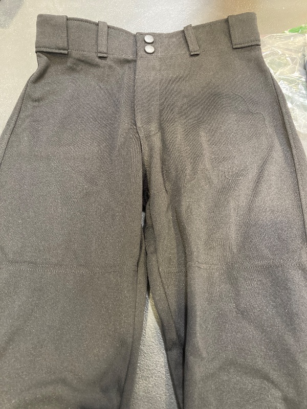 Photo 1 of Softball Pants Kids' Youth Baseball Pant Belted Low Rise Fastpitch Pants with Back Pockets - size Y-L