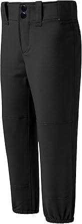 Photo 1 of Softball Pants Kids' Youth Baseball Pant Belted Low Rise Fastpitch Pants with Back Pockets - size Y-L