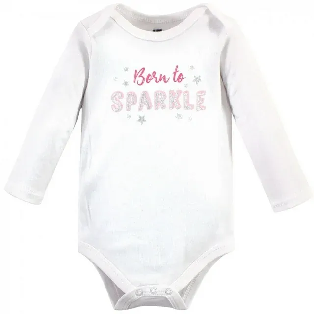 Photo 1 of Hudson Baby Unisex Baby Cotton Long-sleeve Bodysuit, 3-6 Months