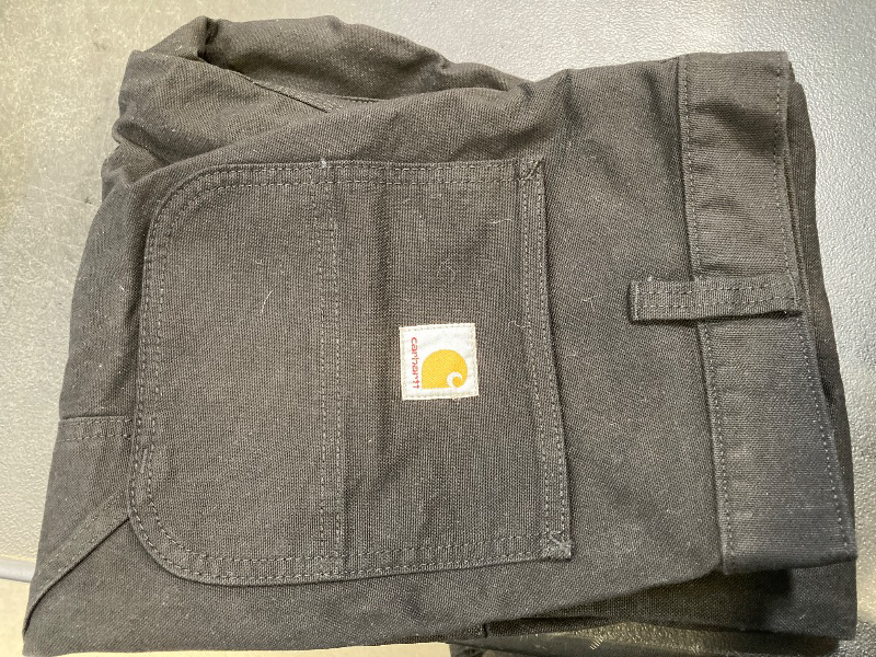 Photo 1 of Carhartt Men's Relaxed Straight Twill Dungaree, Black, W34 x L28