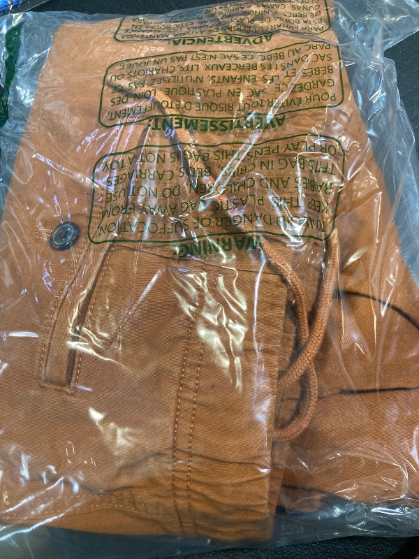 Photo 1 of Amazon Essentials Men's Drawstring-Waist Regular-Fit Cargo Jogger, Caramel, Large