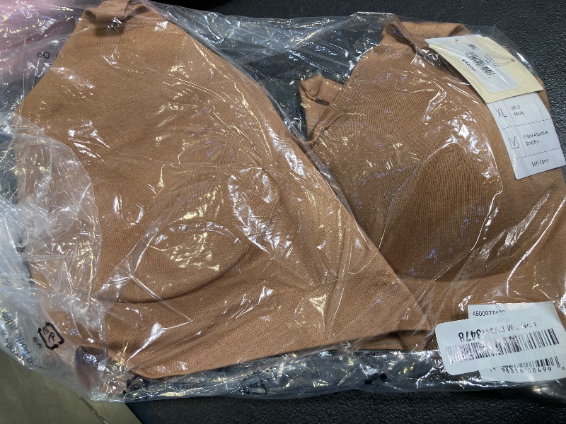 Photo 1 of True Everybody by True & Co Soft Form V Neck Adjustable Strap Bra Bronzed - size XL