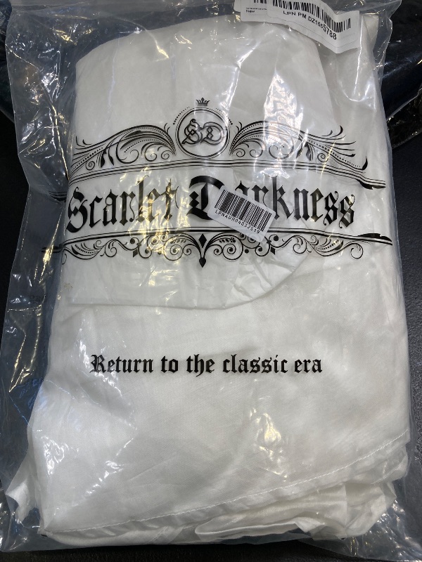 Photo 1 of Renaissance Dress Summer Corset Dress for Women Flowy Long Sundress White - size M 