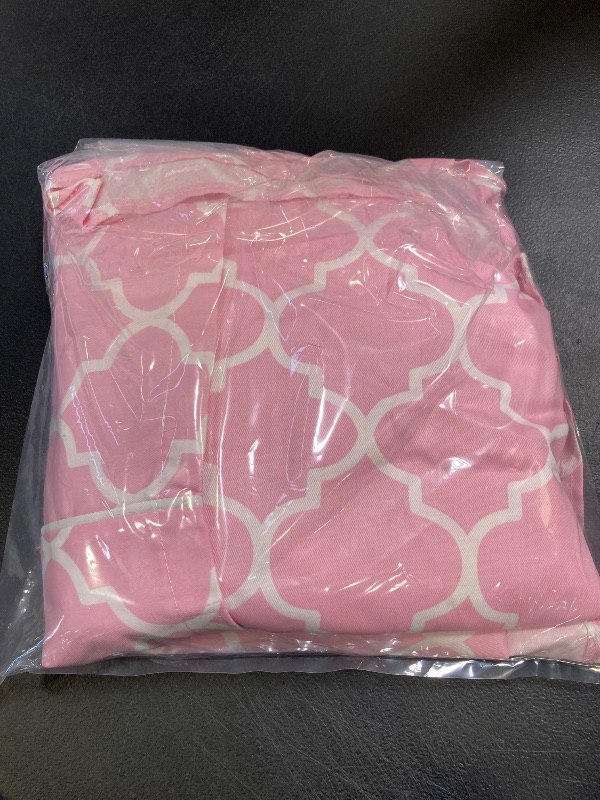 Photo 1 of New World Pet Products Dog Crate Cover Featuring Teflon Fabric Protector, Dog Crate Cover Fits Midwest 24-Inch Dog Crates, Pink Designer Pattern - size 36 L x 23 W x 25 H in 