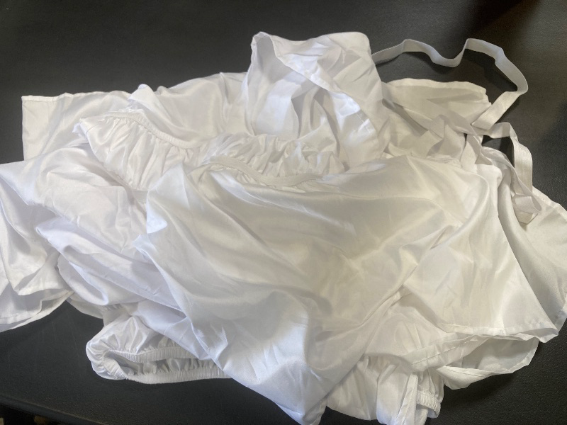Photo 1 of Bed Skirt White for King Bed 