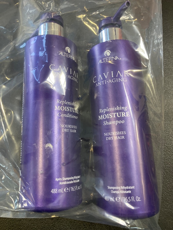 Photo 1 of Alterna Caviar Anti-Aging Replenishing Moisture Shampoo and Conditioner 16.5 oz