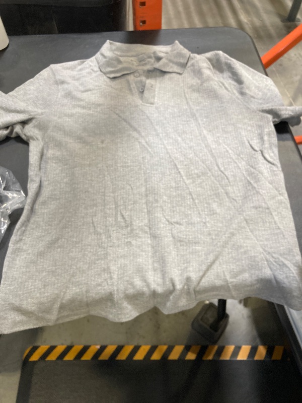 Photo 1 of Marc by Marc New York Men's Sweater Polo Shirt, Gray, Size L