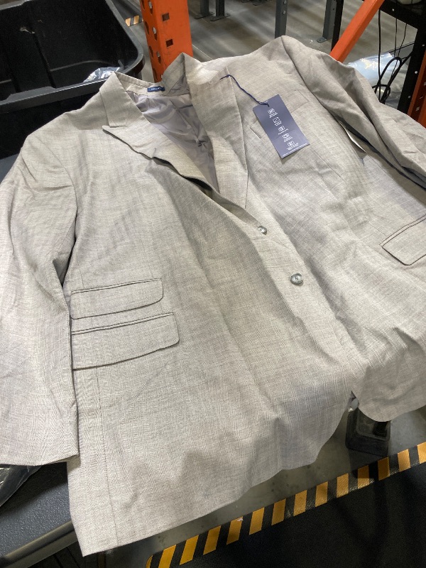 Photo 1 of stafford exective classic fit super suit jacket 2xL light grey