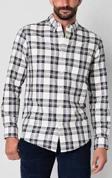 Photo 1 of St. John's Bay Performance Oxford Mens Classic Fit Long Sleeve Button-Down Shirt Size 4XL