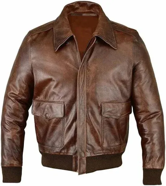 Photo 1 of Vintage Men's  Leather Jacket Size XL