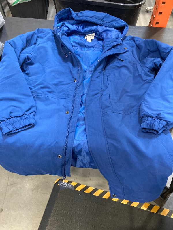 Photo 1 of St John's Bay Men Longer Jacket ~ Estate Blue ~ Size M ~ Water Resistant