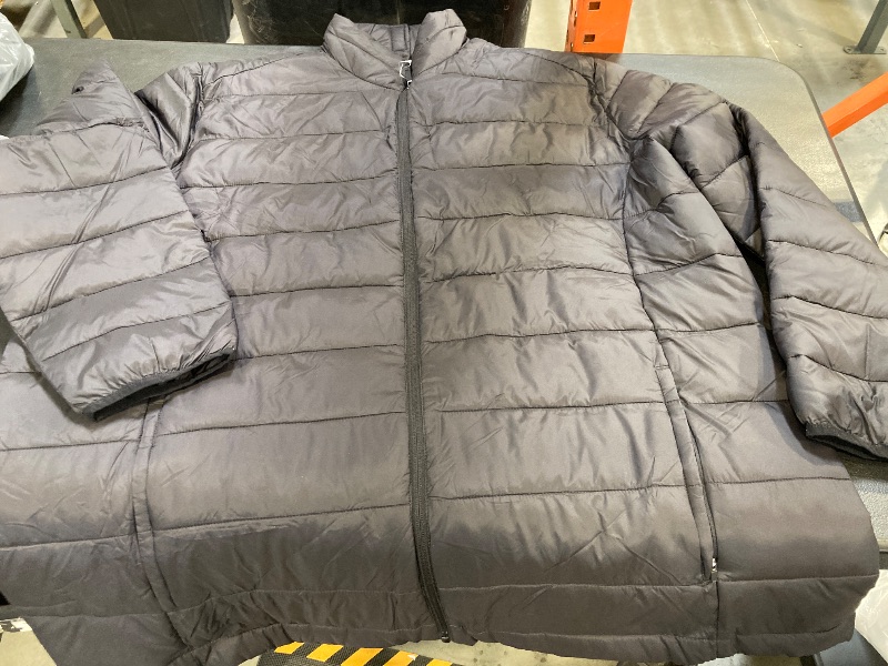 Photo 1 of St John's Bay Men's water resistant adaptive jacket, velcro back / zipper front Size 3XL