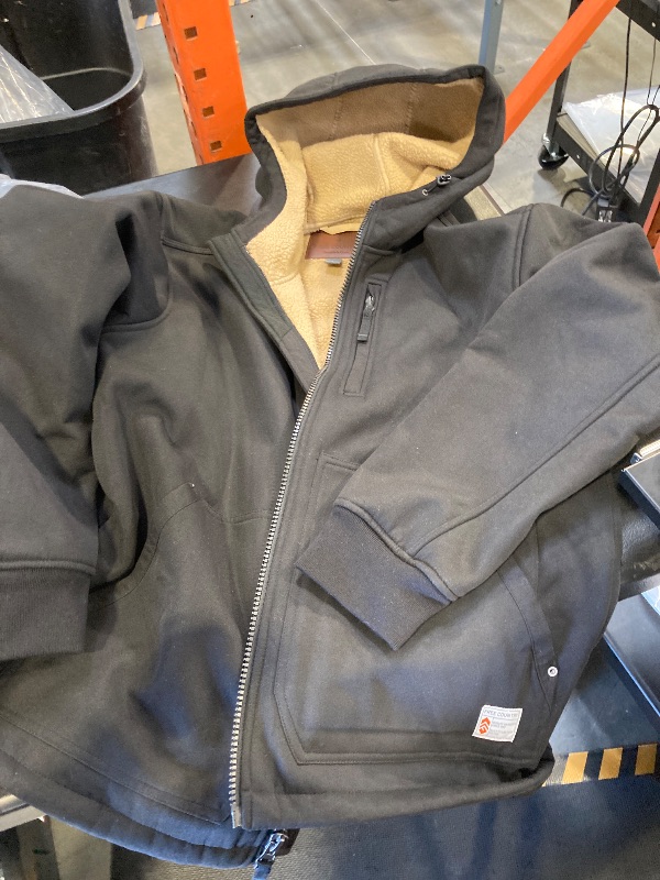 Photo 1 of Men's wind river burly canvas softshell jacket size L / Black
