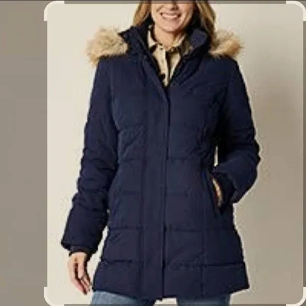 Photo 1 of St John’s Bay Hooded Coat Jacket Women’s Size M
