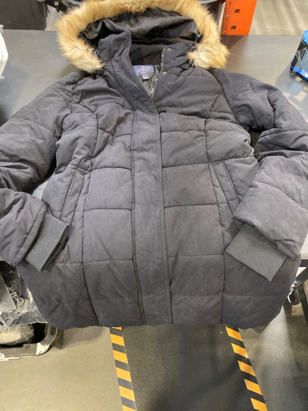 Photo 1 of St John’s Bay Hooded Coat Jacket Women’s Size M