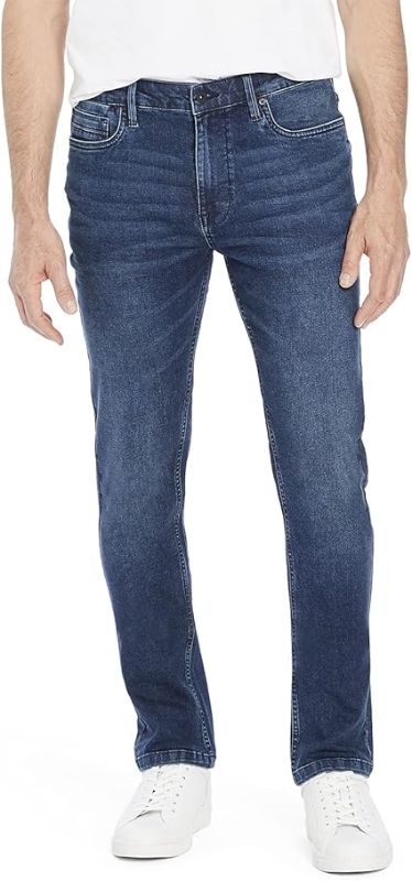 Photo 1 of Kenneth Cole Mens Jeans Slim Fit - Mens Stretch Jeans with Repreve Recycled Polyester - Jeans for Men Slim Fit 38x29