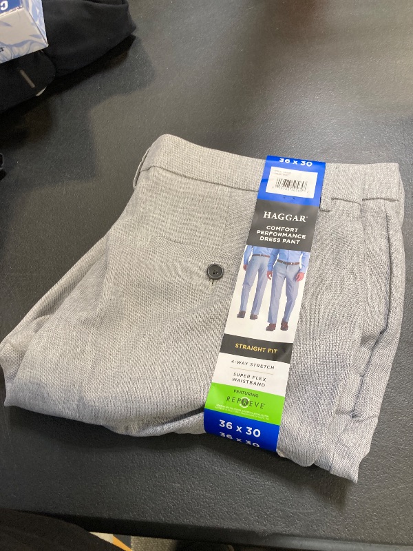 Photo 1 of Haggar smart wash suit separate pants 36x30