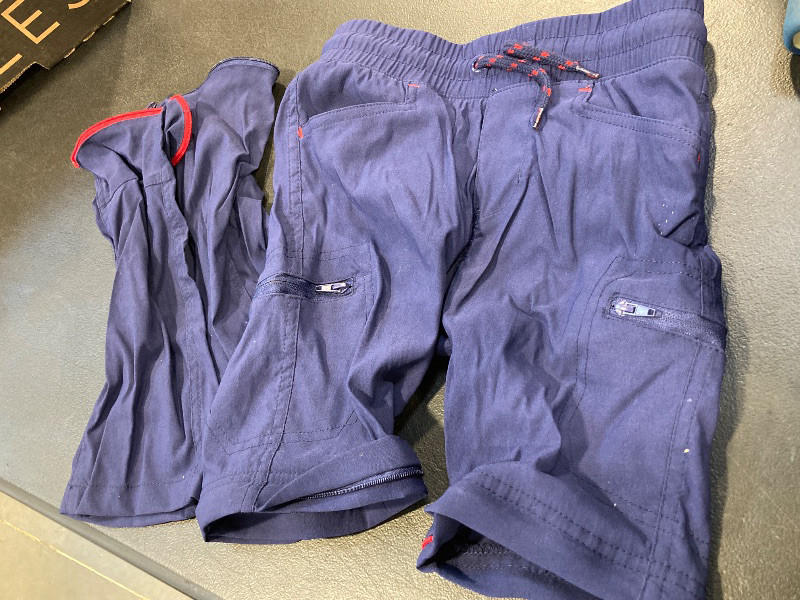 Photo 1 of Eddie Bauer Kids Cargo Short Blue with Pant Legs - Size XS (5/6)