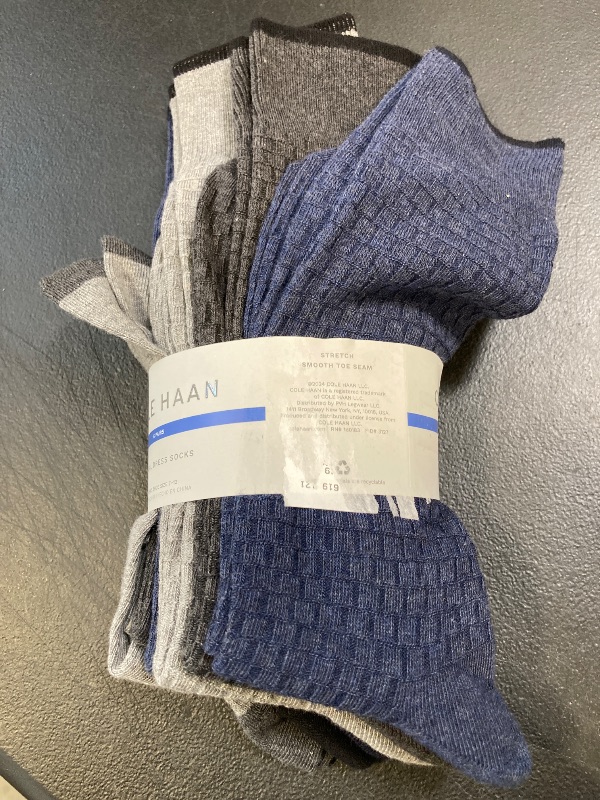 Photo 1 of Cole Haan Men's Dress Sock, 6-pair, Men's Shoe Size 7 - 12