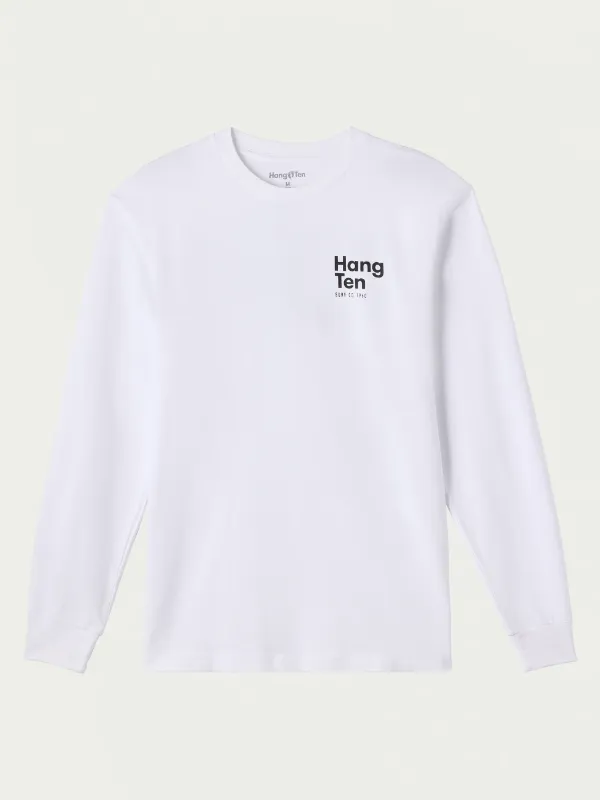 Photo 1 of Hang Ten Long Sleeve White Shirt - Size XL