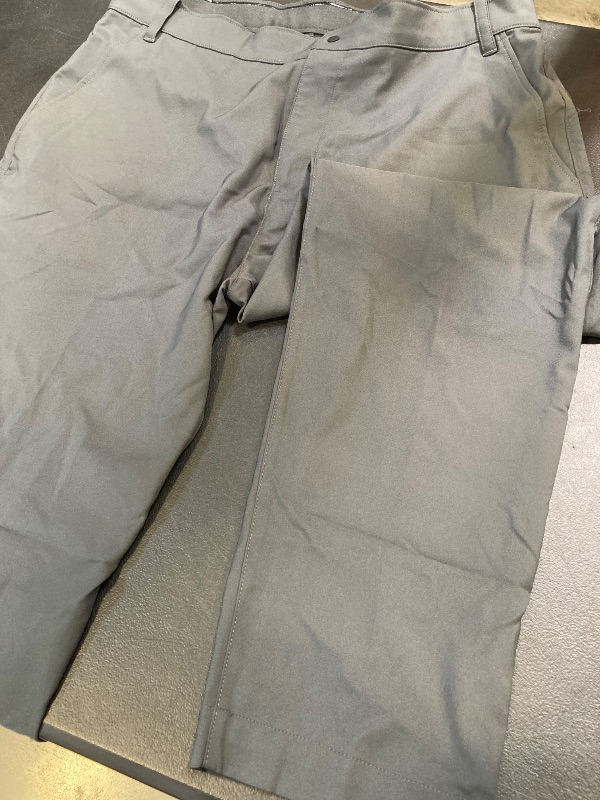 Photo 1 of Nike Men's Dri-Fit Slim Gray Pants - size 36 x 30