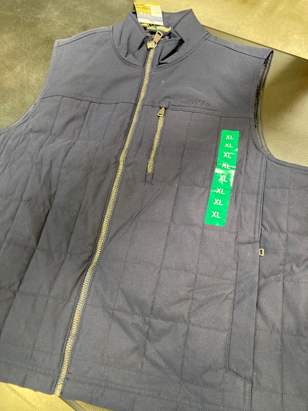 Photo 1 of Orvis Men's Quilted Nylon Vest Navy Blue - size XL