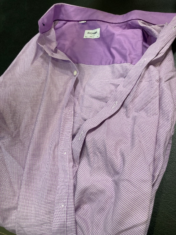 Photo 1 of Duchamp London Slim Fit Stretch Cotton Dress Shirt - size 17 / XL