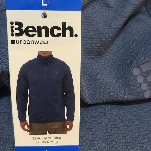 Photo 1 of Bench Urban Wear Blue Full Zip Jacket - size M 