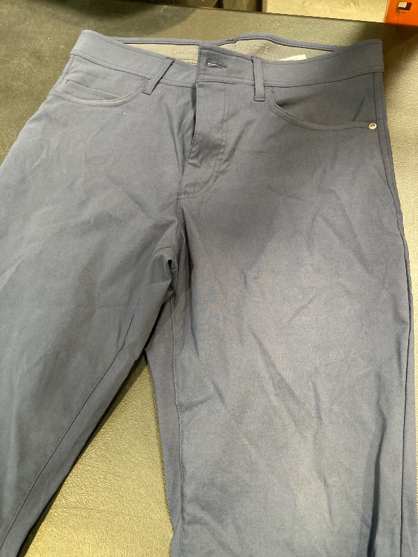 Photo 1 of Weatherproof Vintage Men's Regular Taper Blue Pants - Size 34 x 32