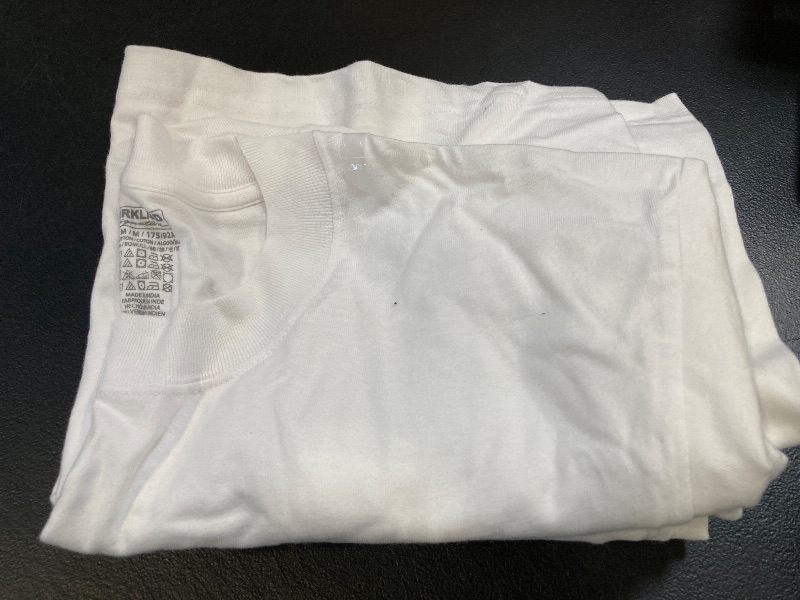 Photo 1 of Kirkland Signature 3 Pack White Tee Shirts - size M 